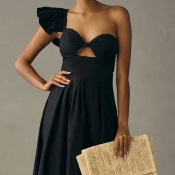 Eva Franco Black Dress - size 0 - Picture 1 of 10